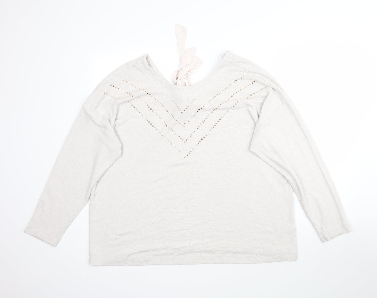Womens UK Size 18 NEXT Pink Pullover Jumper