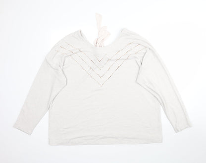 Womens UK Size 18 NEXT Pink Pullover Jumper