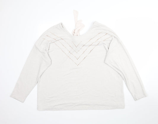 Womens UK Size 18 NEXT Pink Pullover Jumper