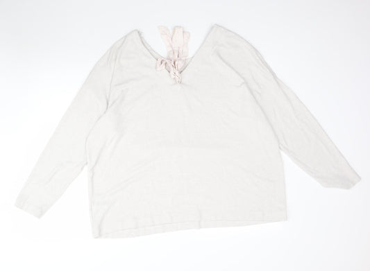 Womens UK Size 18 NEXT Pink Pullover Jumper
