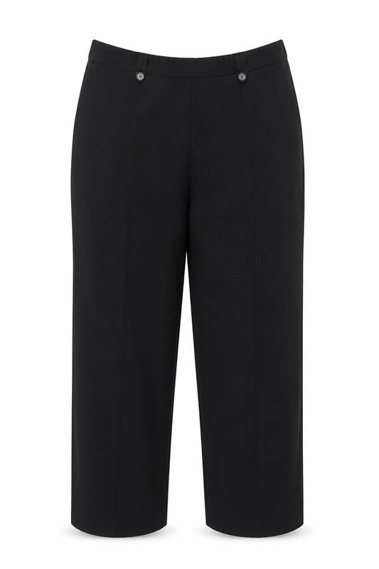 Womens UK Size 18 BM Regular Fit  Black Trousers