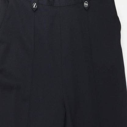 Womens UK Size 18 BM Regular Fit Capri Blue Trousers