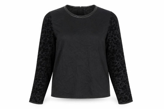 Womens UK Size M Coast Black Basic Blouse