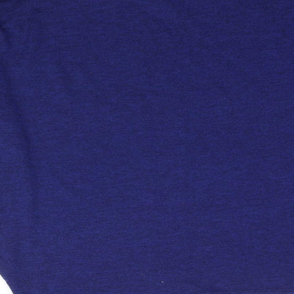 Dorothy Perkins Womens Blue  Knit Pullover Jumper Size 12  - Ruffle Sleeve