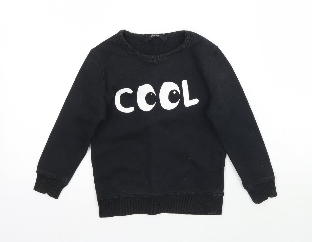 George Boys Black   Pullover Sweatshirt Size 2-3 Years  - Cool