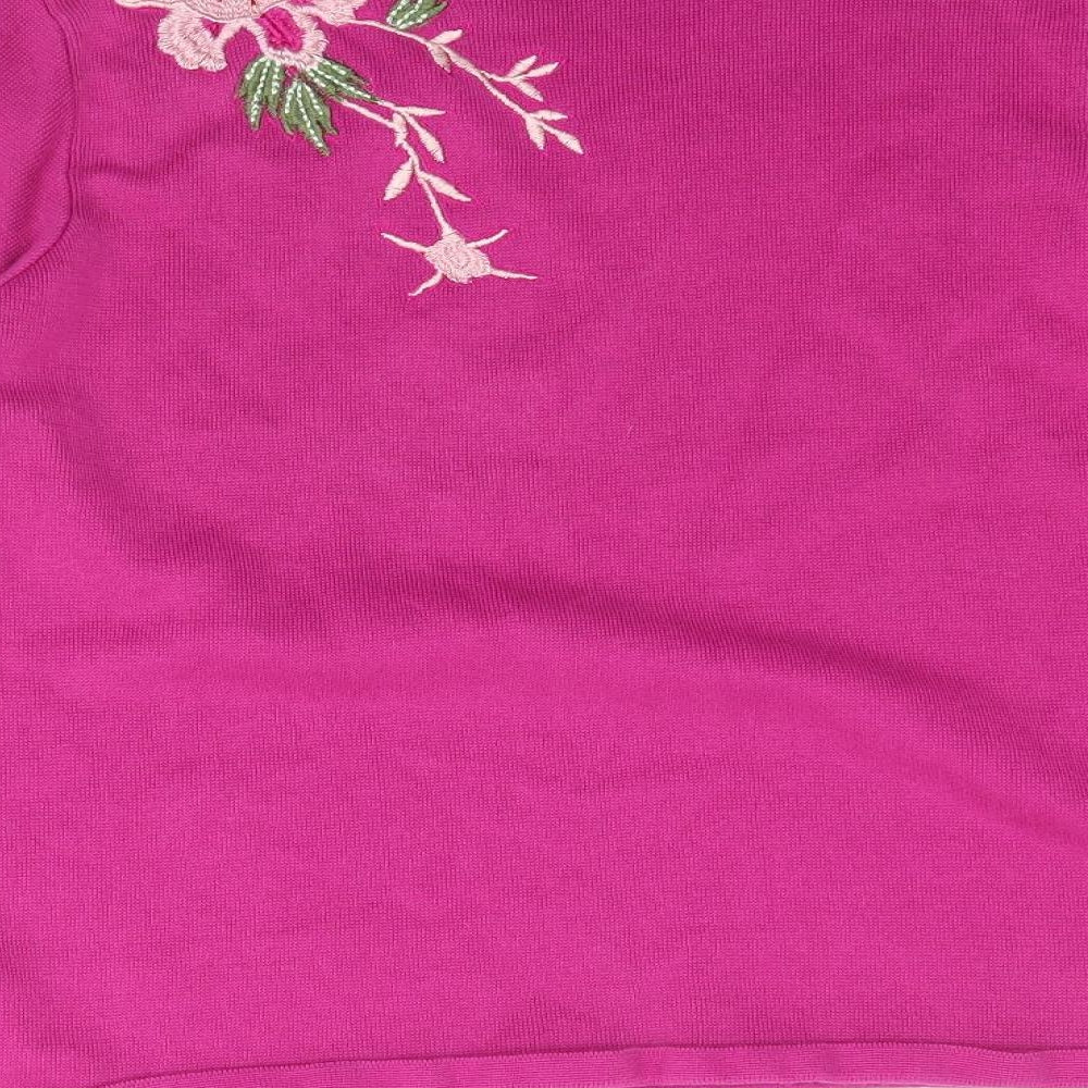 Womens UK Size 14 Marks and Spencer Pink Pullover Jumper