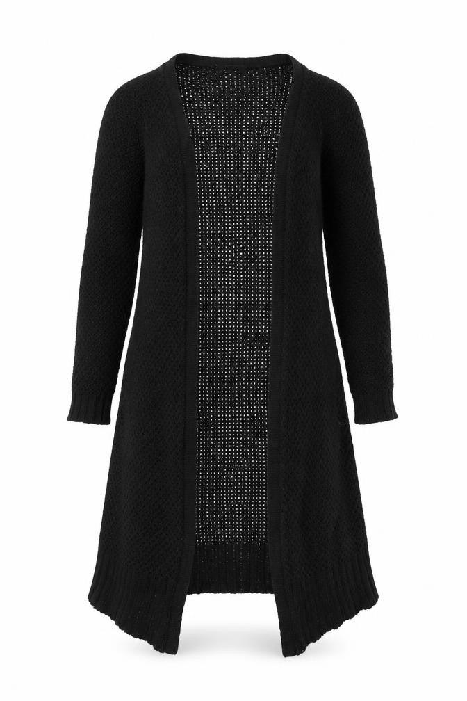 Womens UK Size 8 F&F Black Cape Jumper