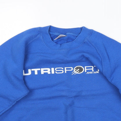 Fruit of the Loom Womens Blue   Pullover Sweatshirt Size S  - Nutrisport.co.uk