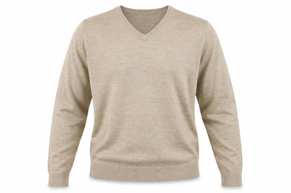 Mens UK Size M Wolsey Beige Pullover Jumper