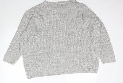 Womens UK Size XL L.O.G.G Grey Pullover Jumper