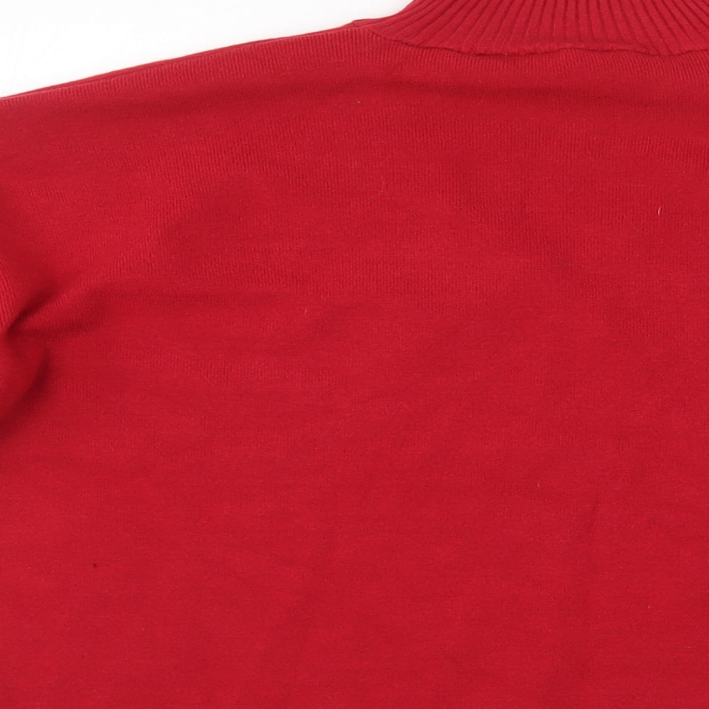 F&F Womens Red   Pullover Jumper Size 14