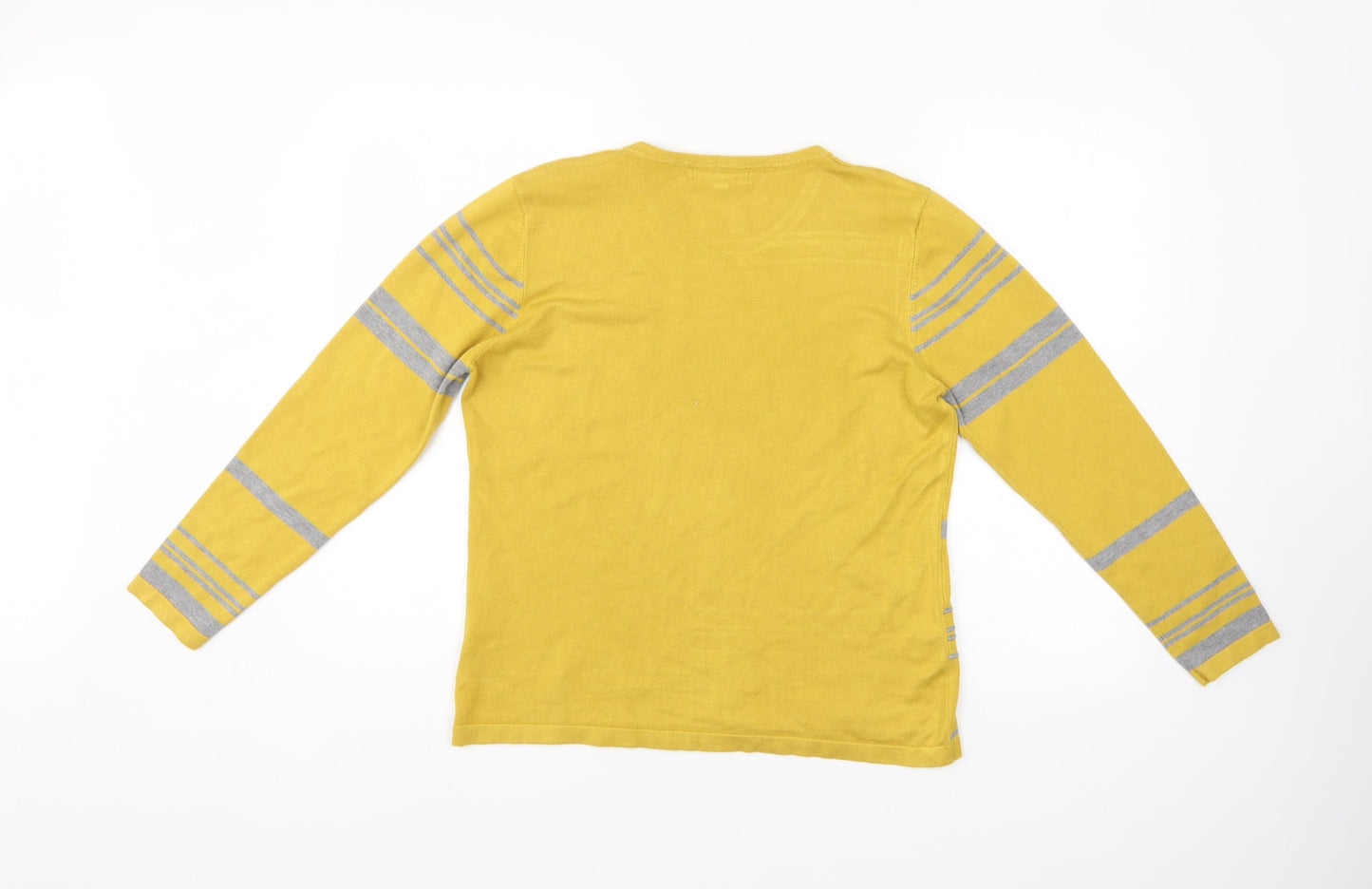 Paramour Mens Yellow   Pullover Jumper Size L