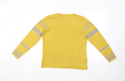 Paramour Mens Yellow   Pullover Jumper Size L