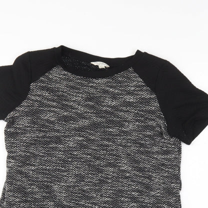 Womens UK Size 12 Miss Selfridge Grey Pullover Jumper