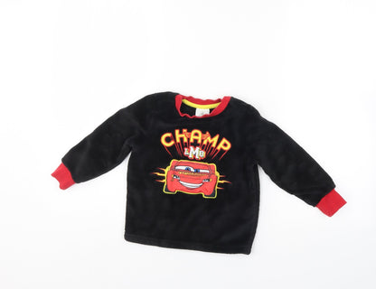 Disney Boys Black   Pullover Sweatshirt Size 3 Years