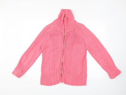 Bonnie & Bill Womens Pink   Full Zip Jumper Size XL