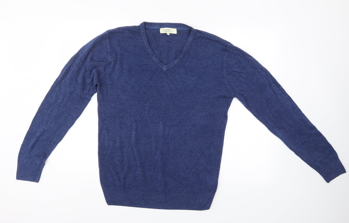Easy Mens Blue   Pullover Jumper Size M