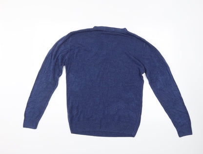 Easy Mens Blue   Pullover Jumper Size M
