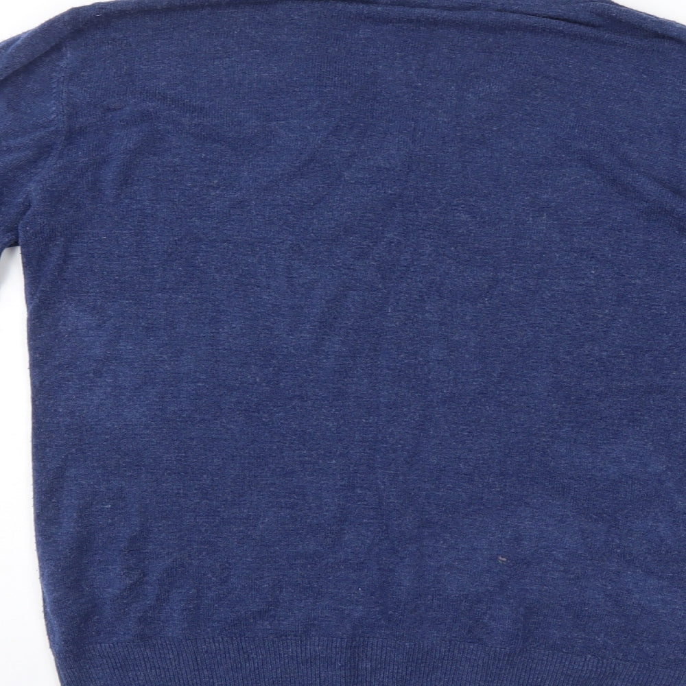 Easy Mens Blue   Pullover Jumper Size M