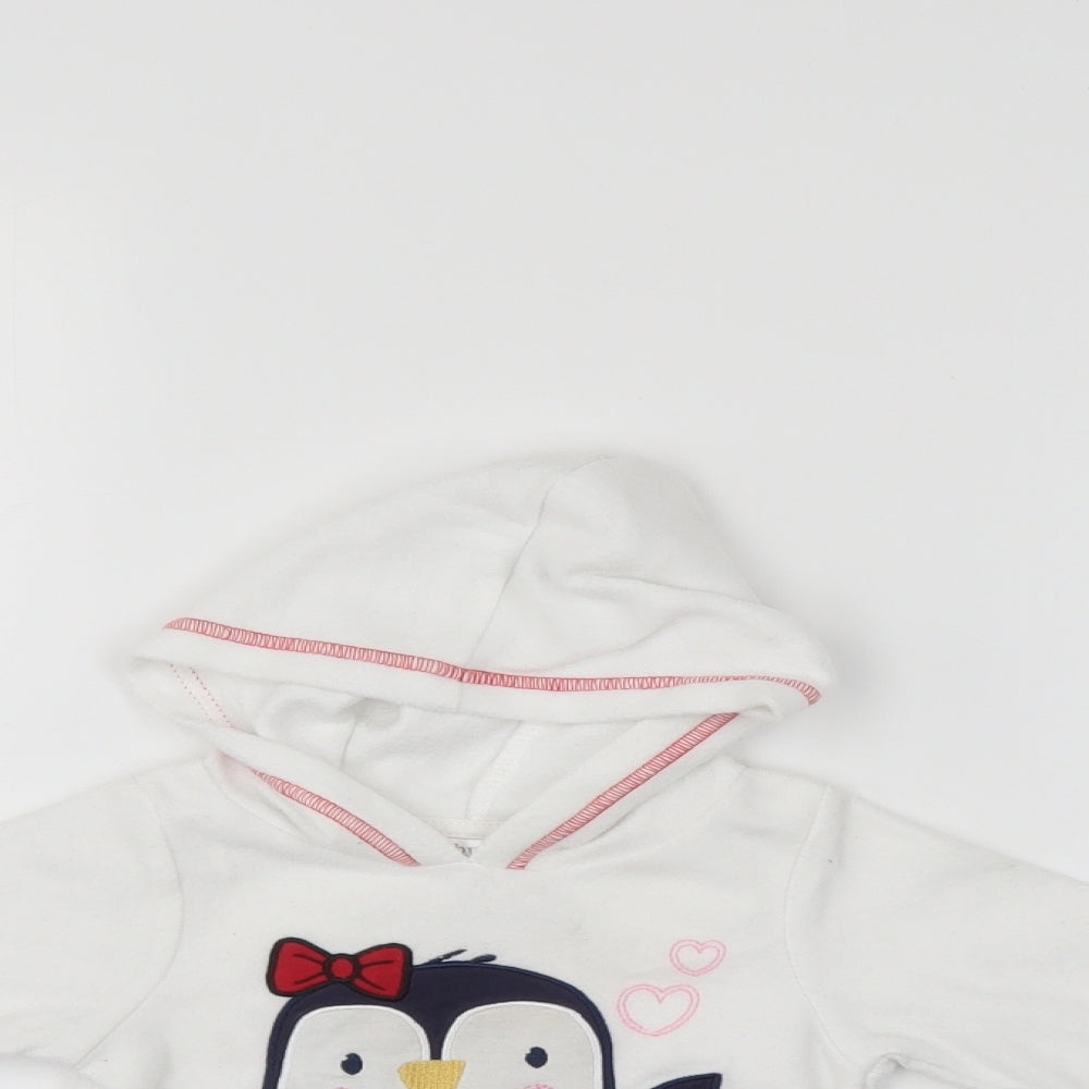 M&Co Baby White   Pullover Jumper Size 3-6 Months