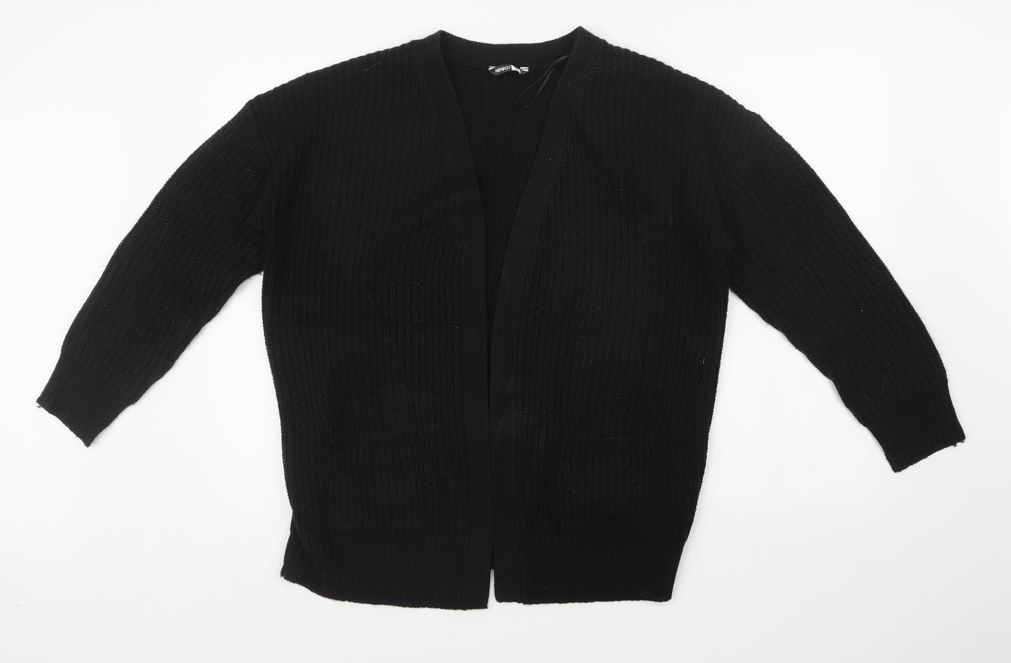 Womens UK Size M Pep & CO Black Cardigan Jumper