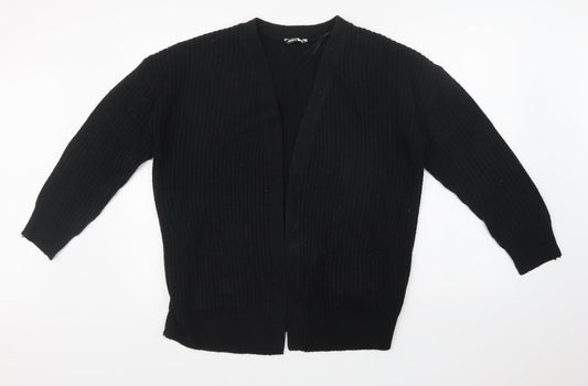 Womens UK Size M Pep & CO Black Cardigan Jumper