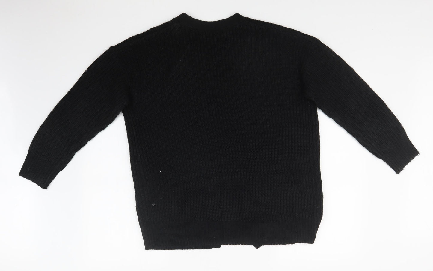 Womens UK Size M Pep & CO Black Cardigan Jumper