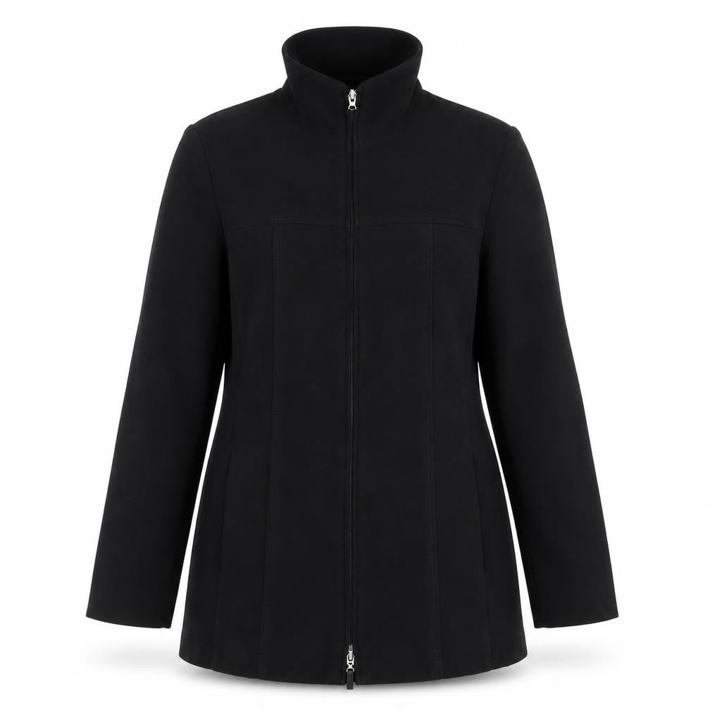 Womens UK Size S Joella Di Marco Black Overcoat