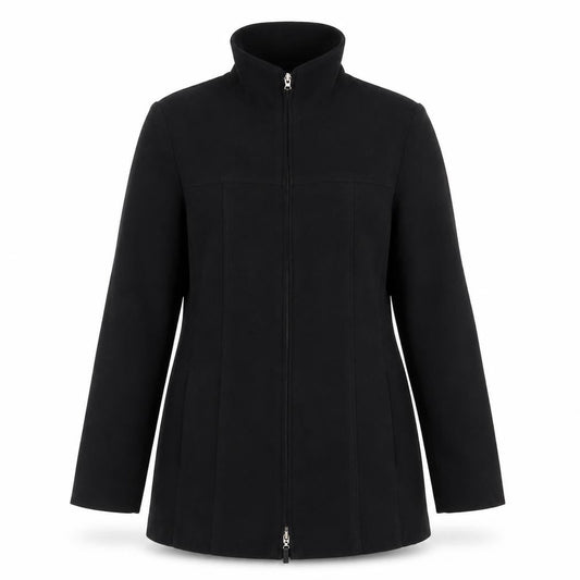 Womens UK Size S Joella Di Marco Black Overcoat