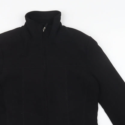 Womens UK Size S Joella Di Marco Black Overcoat