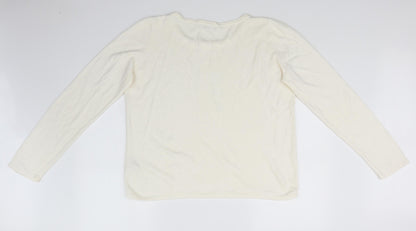 George Womens White   Pullover Jumper Size 20