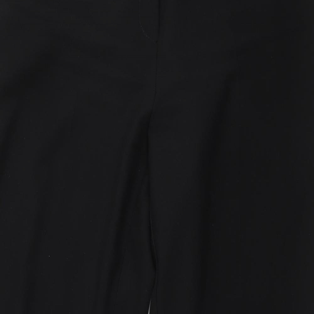 Womens UK Size 12 F&F Relaxed Fit  Black Trousers