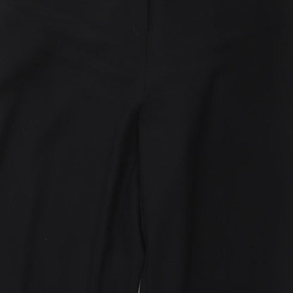Womens UK Size 12 F&F Relaxed Fit  Black Trousers