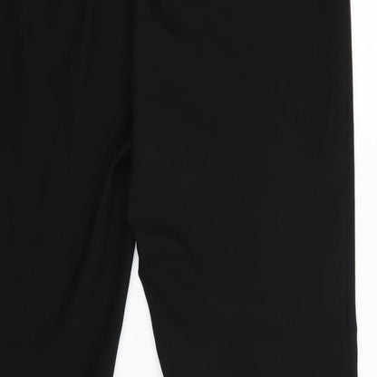 Womens UK Size 12 F&F Relaxed Fit  Black Trousers