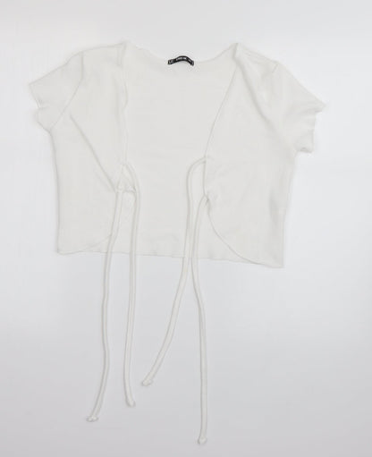 SheIn Womens White   Shrug Jumper Size 6