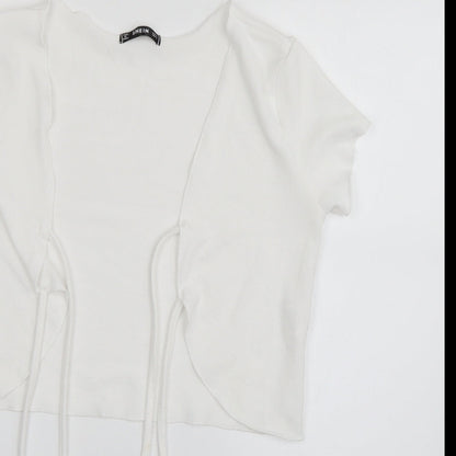 SheIn Womens White   Shrug Jumper Size 6