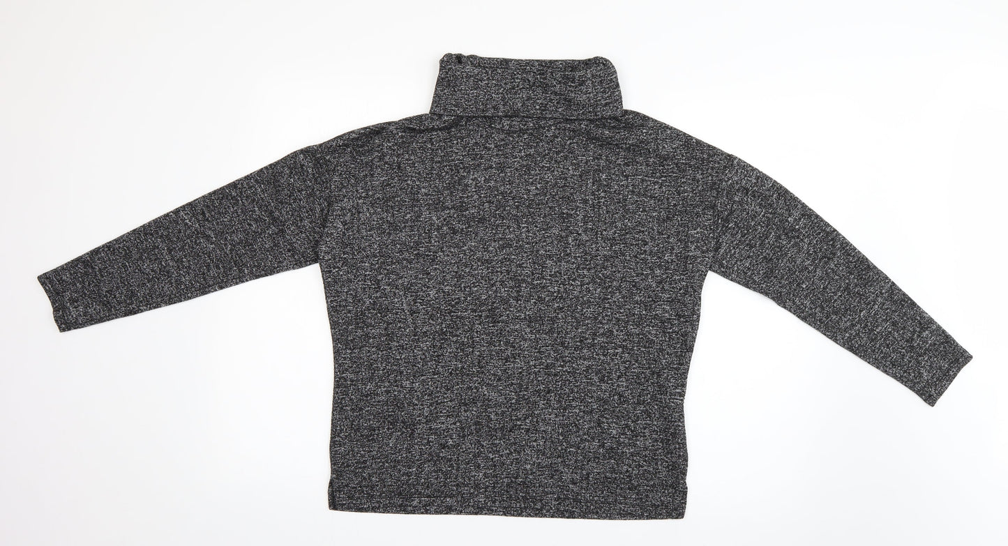 Womens UK Size 10 Warehouse Grey Pullover Jumper