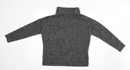 Womens UK Size 10 Warehouse Grey Pullover Jumper