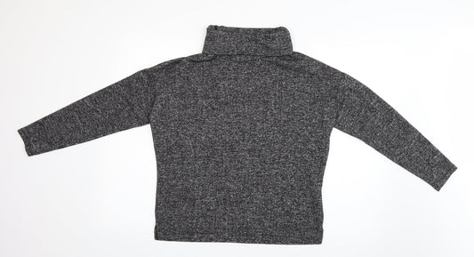 Womens UK Size 10 Warehouse Grey Pullover Jumper