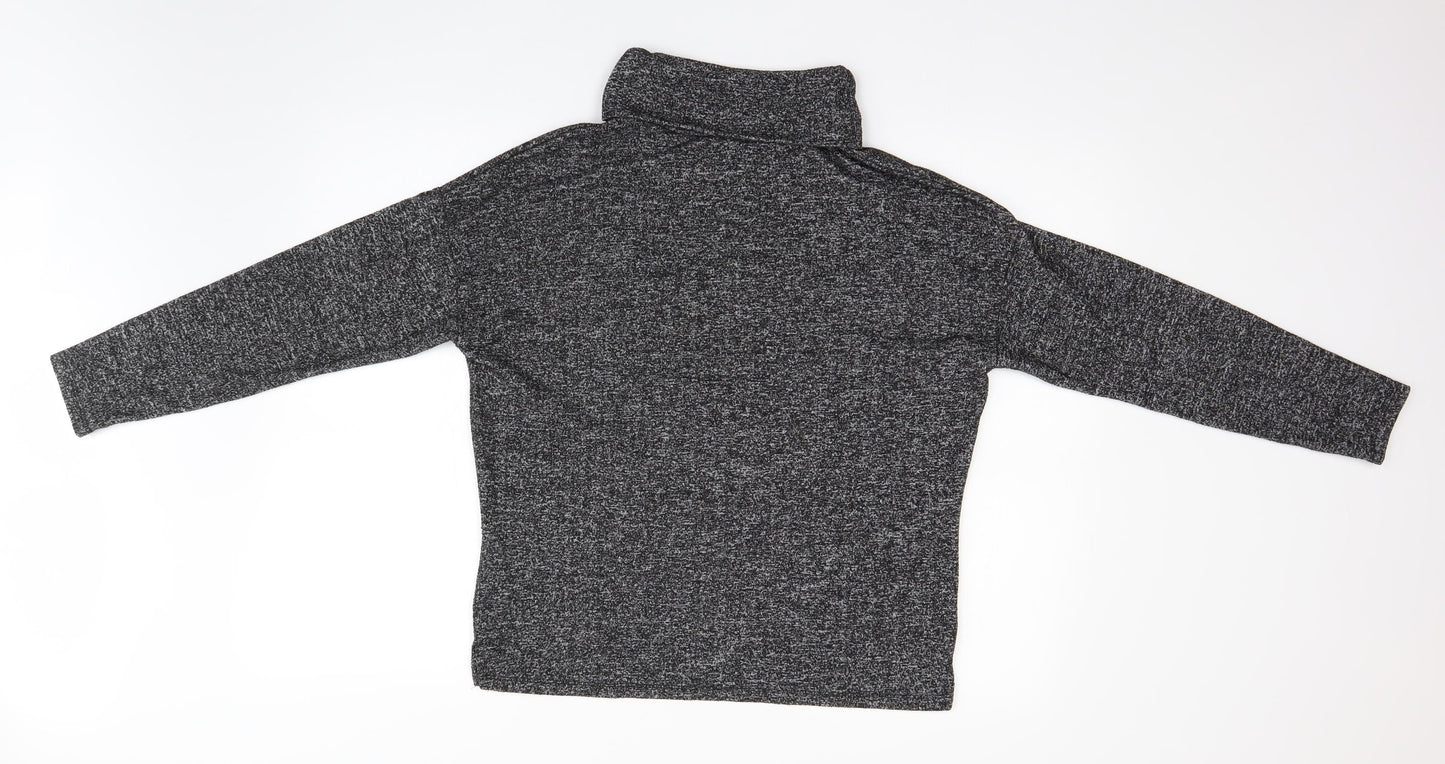 Womens UK Size 10 Warehouse Grey Pullover Jumper