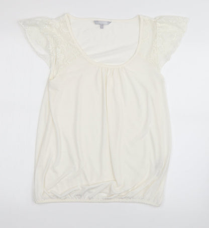 Red Herring Womens Ivory   Basic Blouse Size 14