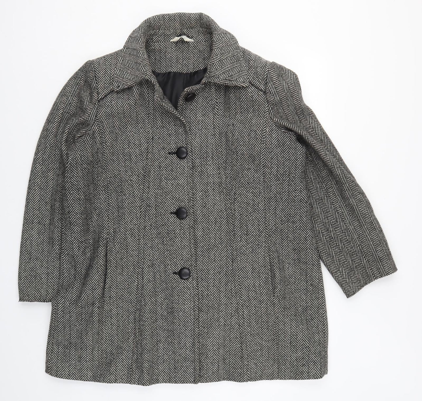 Womens UK Size 10 Special Collection Grey Pea Coat