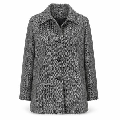Womens UK Size 10 Special Collection Grey Pea Coat
