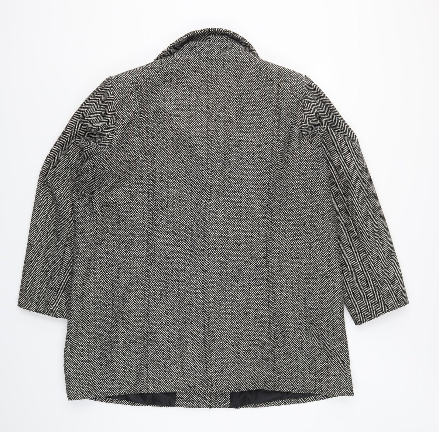 Womens UK Size 10 Special Collection Grey Pea Coat