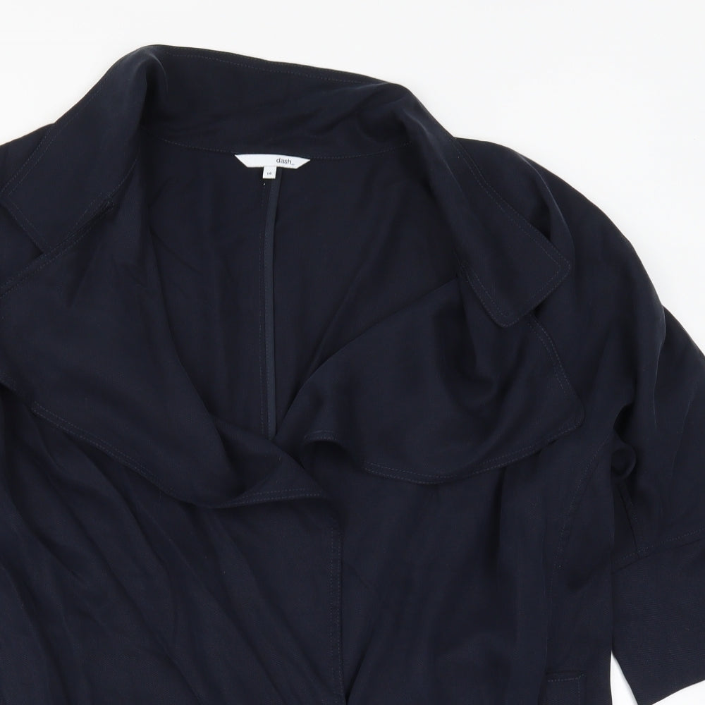 Womens UK Size 14 DASH Blue Jacket