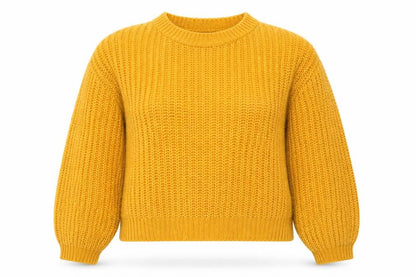 Womens UK Size S New Look Orange Pullover Jumper