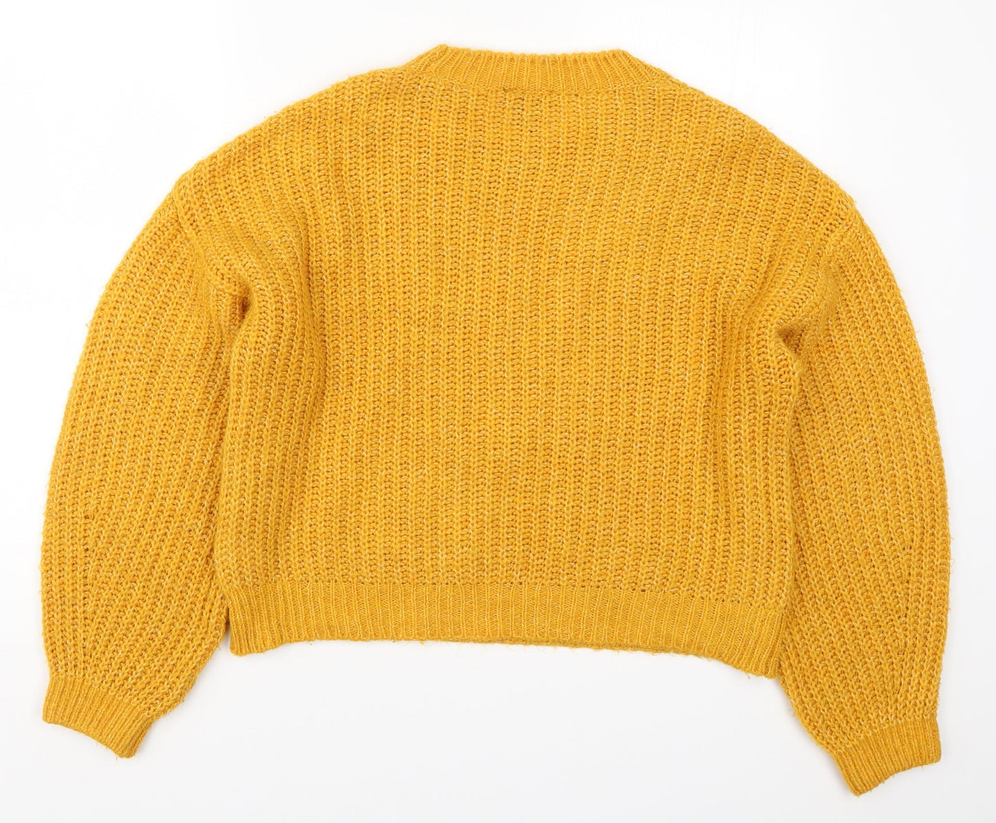 Womens UK Size S New Look Orange Pullover Jumper