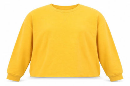 Primark Womens Yellow   Pullover Sweatshirt Size 6