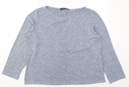 Womens UK Size 2XL Zanzea Blue Basic T-Shirt