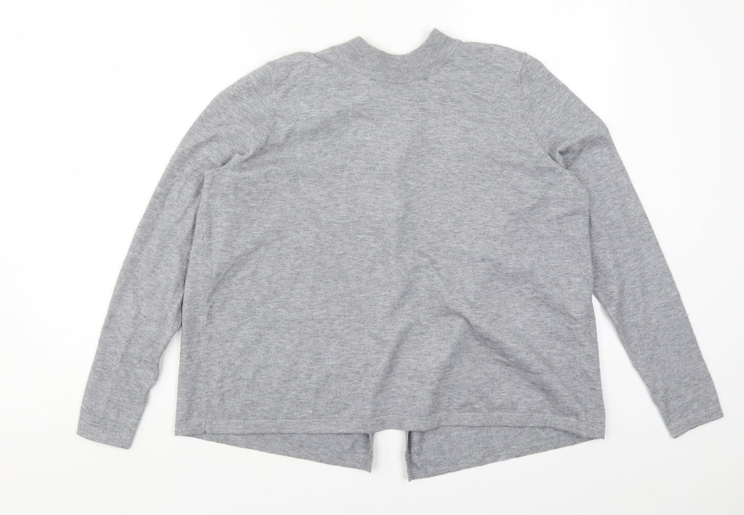 TU Womens Grey  Knit Pullover Jumper Size 14